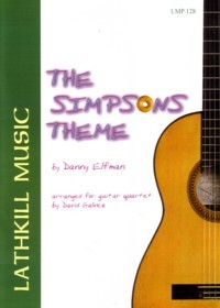 The Simpsons Theme Elfman Danny Guitarnotes Uk