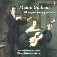 Mauro Giuliani: Obras para violin y guitarra [CD] available at Guitar Notes.